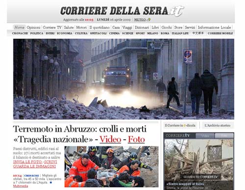 terremoto abruzzo