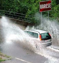 pioggia a varese (foto di repertorio)