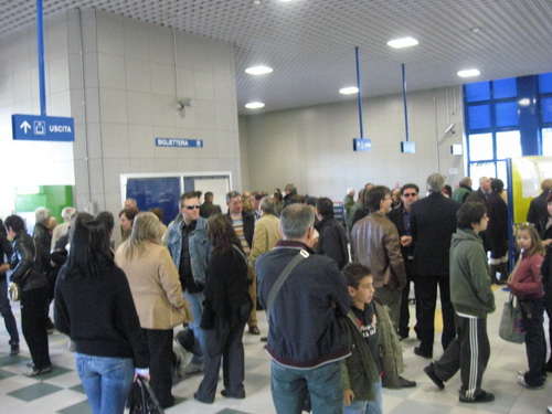 Primo giorno del servizio navetta Malpensa-Busto