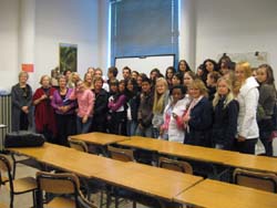 Studenti finlandesi in visia all'Itpa Casula di Varese