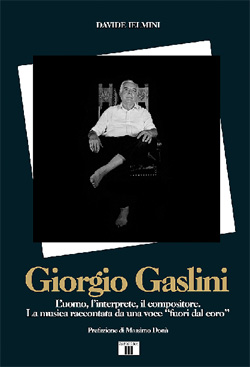 La copertina del libro di Davide Ielmini "Giorgio Gaslini" (Zecchini Editore)