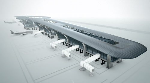 Il progetto del nuovo terminal centrale di Malpensa