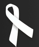 Fiocco bianco, simbolo della campagna contro la violenza alle donne