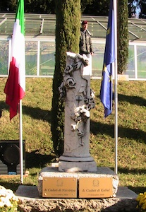 commemorazione di Nassiriya e Kabul al giardino della memoria