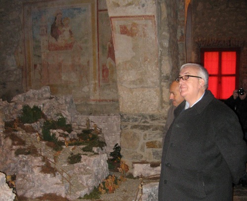 mario borghezio presepe gemonio