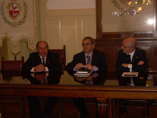 Da destra Germano Dall'Igna, Leonardo Martucci, Nicola Mucci