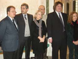 Il gruppo di Lavoro: Garzena, Merletti, Tomassini, Renna, Campiotti e Danese