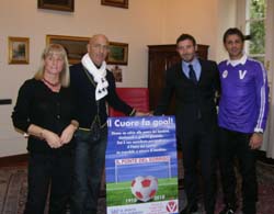Crivellaro, Sannino, Montemurro e Camisa per "Il cuore fa gol"