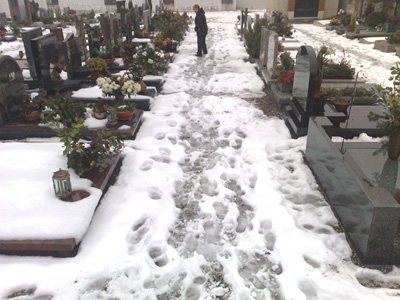 neve luino cimitero