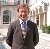 Andrea Pellicini, candidato sindaco a Luino con la lista "Nuova Frontiera"