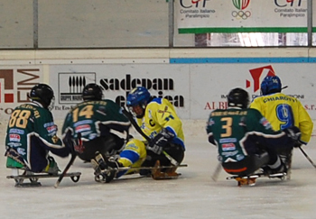 sledge hockey armata brancaleone