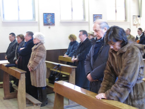 i giornalisti alla messa per san Francesco di sales