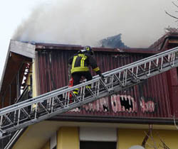 Incendio a Gallarate