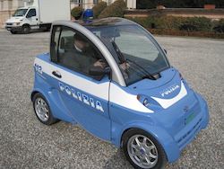 La Teener, equipaggiata per la polizia