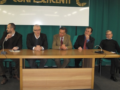 I vertici di Confesercenti e CDO