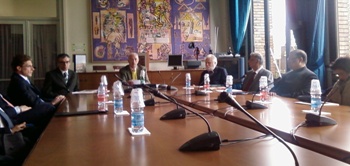 università dell'insubria visita rettore indiano 