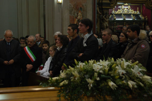 funerale di Ermanno Venco, ex-sindaco Samarate