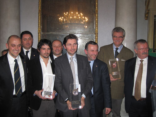 Premiazione al galà dei vini di Lombardia