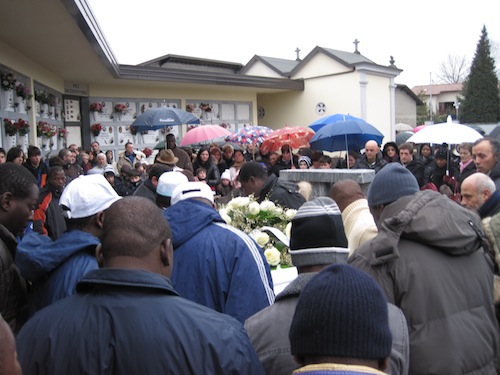 funerali di Mohamed a Malgesso