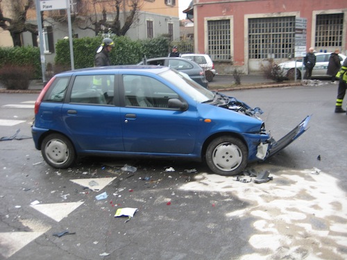 La macchina incidentata