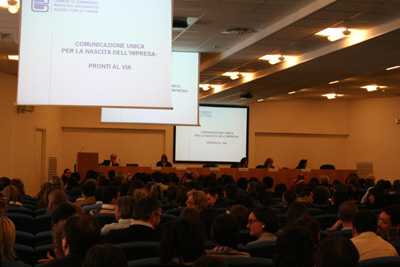 Il seminario dedicato alla Comunicazione unica organizzato dalla Camera di commercio di Varese a Malpensafiere