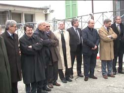 I politici presenti all'inaugurazione