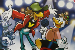 Vasco Rossi "paperinizzato" da Topolino