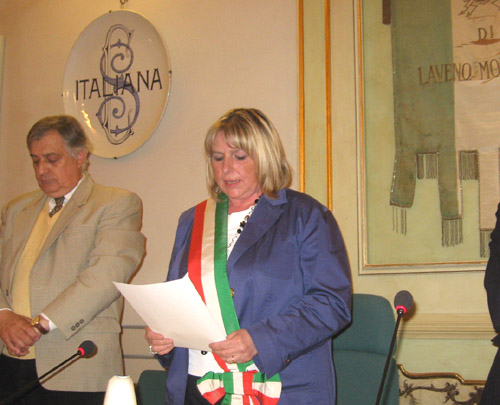 primo consiglio comunale laveno mombello 2010 graziella giacon