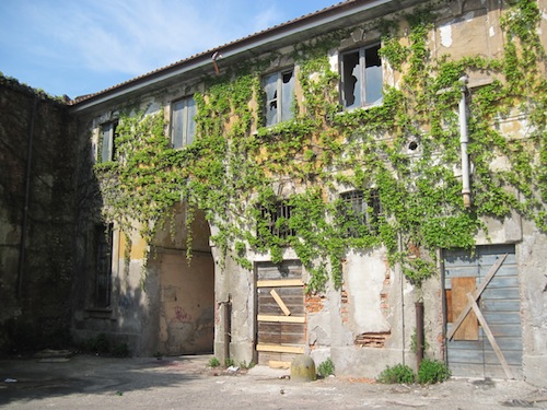 Palazzo Visconti dall'entrata posteriore
