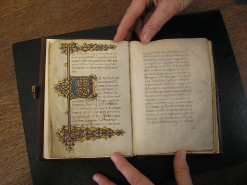 Il libro più antico (1400) conservato parte dell'archivio storico della Biblioteca