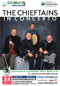 The Chieftains in concerto all'Apollonio 