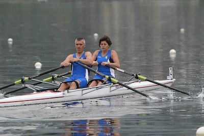 adaptive rowing, il doppio di Daniele Stefanoni e Silvia De Maria
