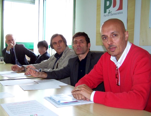 Dal fondo: Mario Aspesi,
Pietro De Bartolo, Francesco De Palo, Roberto Caielli