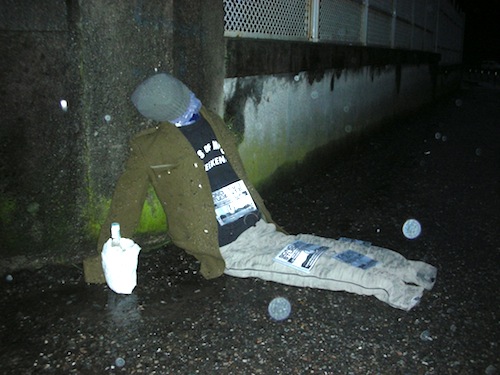 Manichini di Blocco Studentesco