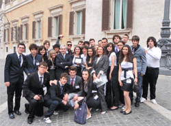 Gli studenti del Gadda Rosselli in gita a Montecitorio