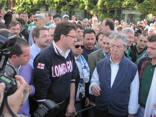 Bossi a sesto Calende, nell'edizione 2010