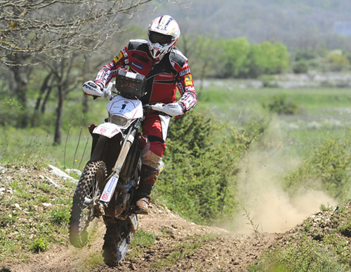 andrea mancini husqvarna enduro motorally 2010
