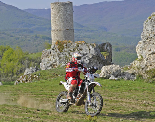 andrea mancini husqvarna enduro motorally 2010