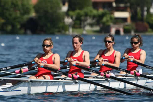 canottaggio quattro femminile cus laghi