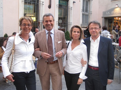 in Via Cattaneo i produttori Roberto Borra e Fabio Binacchi