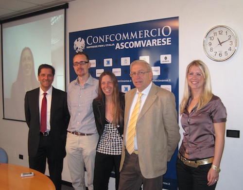 Presentazione cena del decennale peri i giovani di Confcommercio 