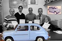 Gli associati del Club Fiat 600 di Besozzo