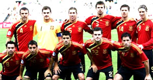 squadra calcio spagna mondiale 2010