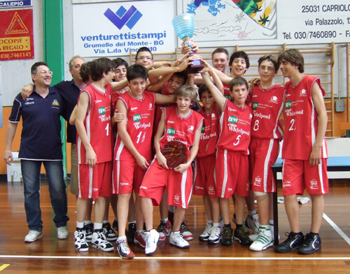 squadra under 13 wirlpool gimme 5 torneo di capriolo 2010