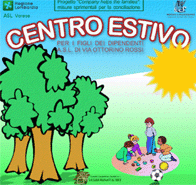 Il logo del centro estivo dell'Asl