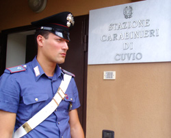 carabinieri cuvio foto incendio fiamme