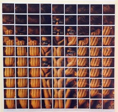 La foto - mosaico di Maurizio Galimberti realizzata per Cà 2010