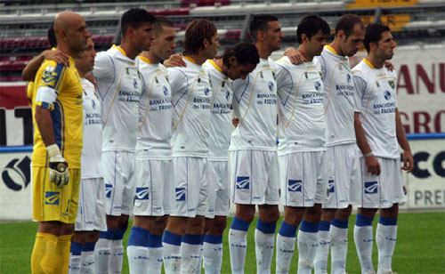 Il Frosinone schierato