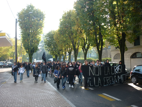 Corteo degli studenti