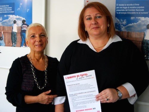 Andreina  Manzi e Raffaella Bonetto, Funzione Pubblica Cgil